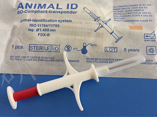 宠物微芯片及植入说明 Pet microchip and instructions.